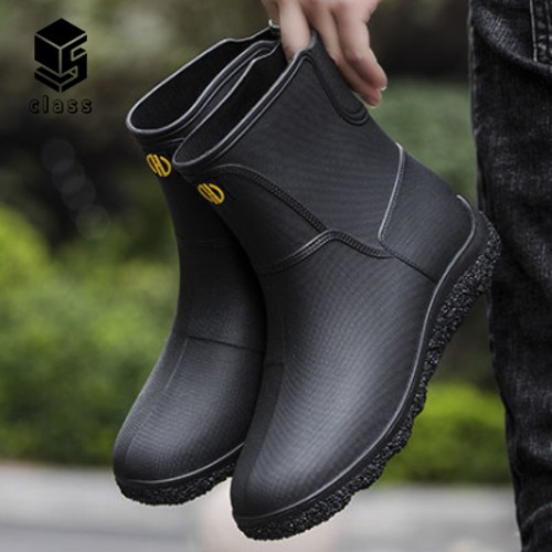 남자 장화 캐주얼 H 레인부츠 베이직 타입: 올여름 필수템!