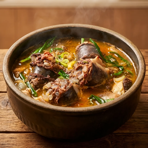 유비푸드 얼큰 병천식 순대국 5팩, 집에서 즐기는 든든하고 깊은 맛의 비결