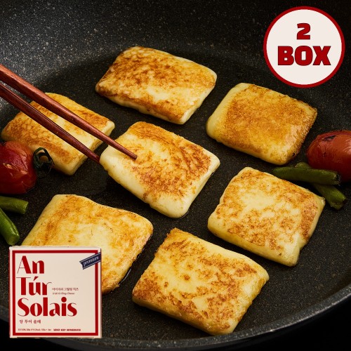 [2박스] 앙투어솔레 아일랜드 구워먹는 치즈 300g 자연방목 목초유 100% 슬라이스 x 3장 대표 이미지