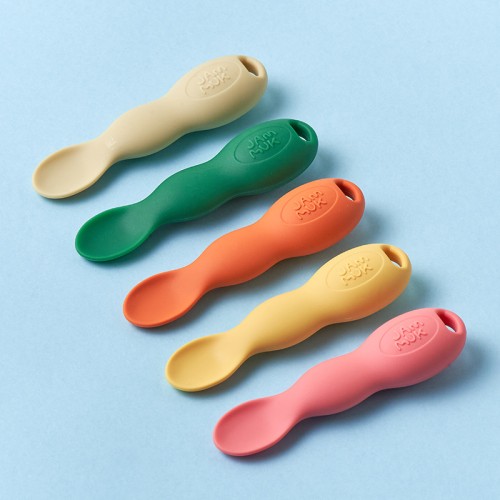 잼먹 이유식 자기주도 스푼 땅콩 아기 숟가락 수저 대표 이미지