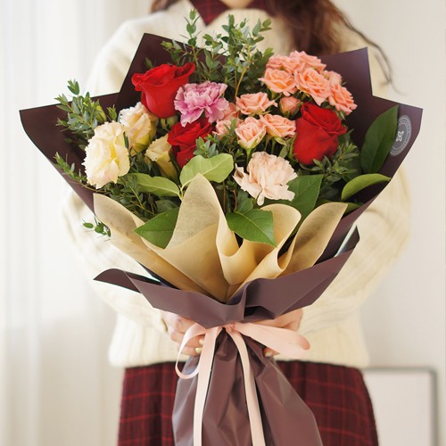 졸업식 꽃다발 축하 생일 기념일 승진 생화 꽃선물 꽃배달 생화택배 대표 이미지