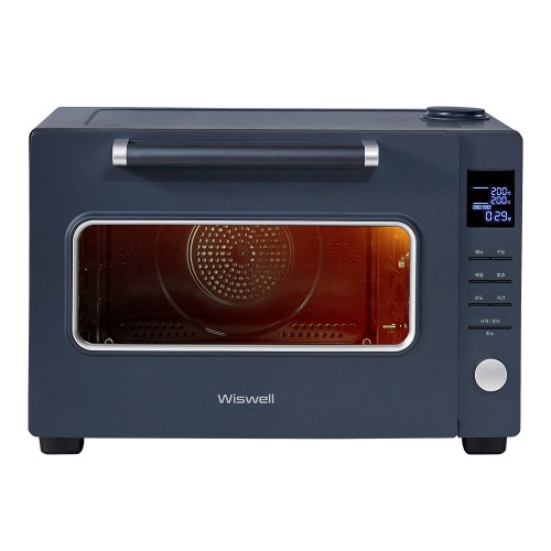 위즈웰 오븐 인헨스 WOP100 클래식블루 홈베이킹 제과 제빵 전기 컨벡션 스팀 피자 기계 대표 이미지