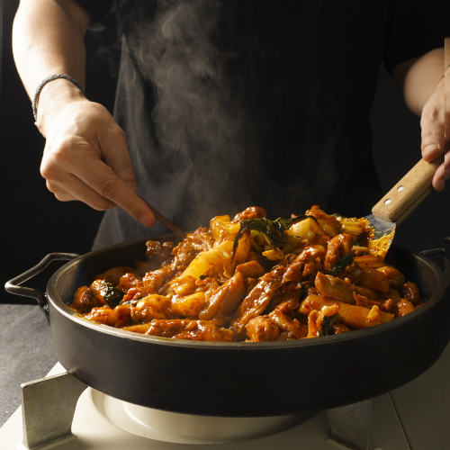 마들푸드 춘천 닭갈비 1kg 국내산 닭다리살 캠핑음식 숯불 대표 이미지