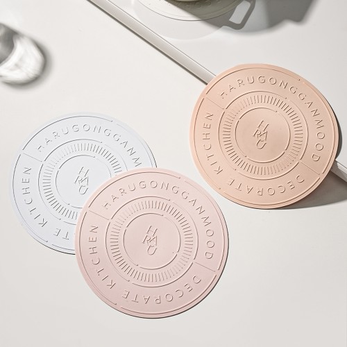 하루의공간 레터링 인덕션 실리콘 매트, 주방 분위기 반전 비법