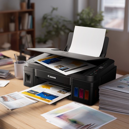 캐논 복합기 컬러 인쇄 사무용 무한 잉크 가정용 프린터 G2910 PIXMA 대표 이미지