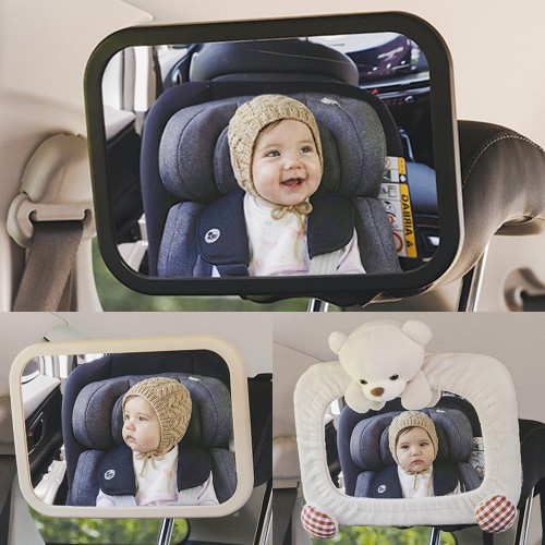 메리본 아기 카시트 후방거울 각도조절 유아 신생아 자동차 차량용 거울 뒤보기 뒷좌석 대표 이미지
