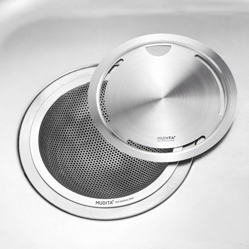 싱크대 음식물 쓰레기 고민 끝! 무디타 304 스텐 배수구망+커버 세트 솔직 후기