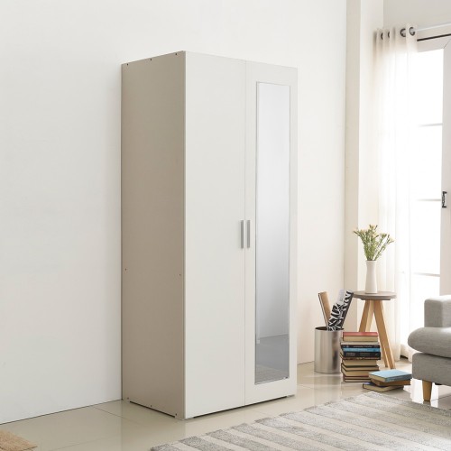 장인가구 비트 전신거울 800 옷장 선반형 키큰 싱글 미니 원룸 안방 입본장 대표 이미지