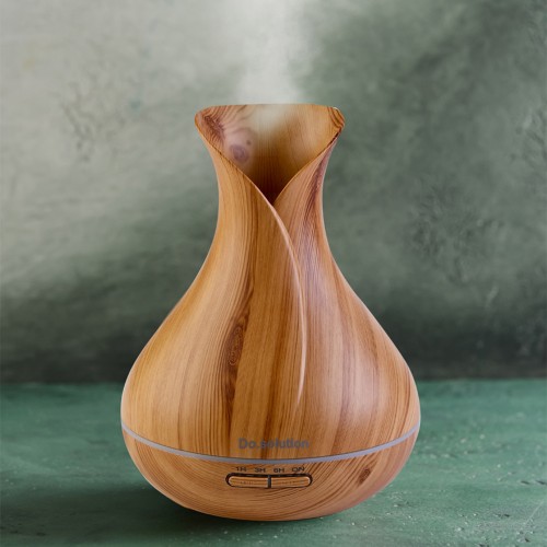 호리병 우드 LED 초음파 가습기, 건조한 일상에 촉촉한 감성을 더하다