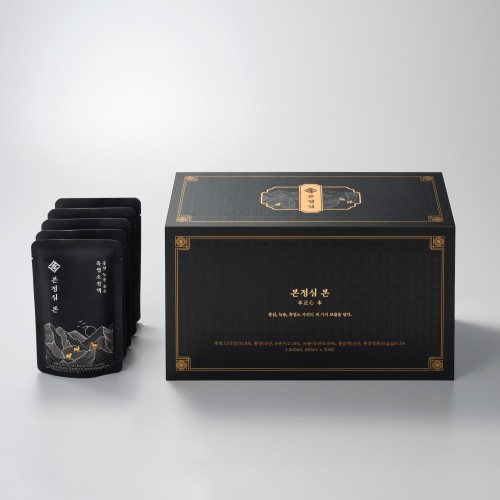 [초고함량] 본정심 흑염소진액 흑염소즙 엑기스 흙염소 지리산 토종 30포, 1개 대표 이미지