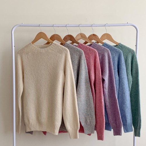 할리오브스코틀랜드 쉐기독 12가지 칼라 니트 스웨터 M3834 7 Shaggy 대표 이미지