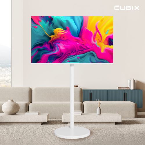 큐빅스 삼탠바이미 화이트에디션, 써보니 ‘이것’ 때문에 반했어요 (81cm QLED 스마트 TV)