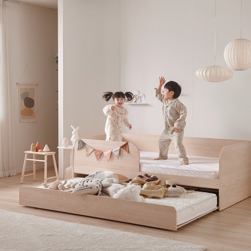 장인가구 뉴피터 E0 슬라이딩 2단 침대, 아이방 인테리어 완성!