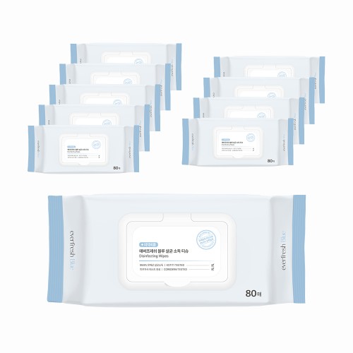 에버프레쉬 블루 살균 소독티슈, 찐 사용 후기 (우리 집 필수템 등극!)