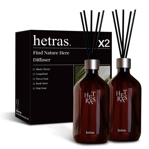 헤트라스 프리미엄 디퓨저 500ml x2, 블랙체리 향 솔직 후기 (블랙체리 찐향기)