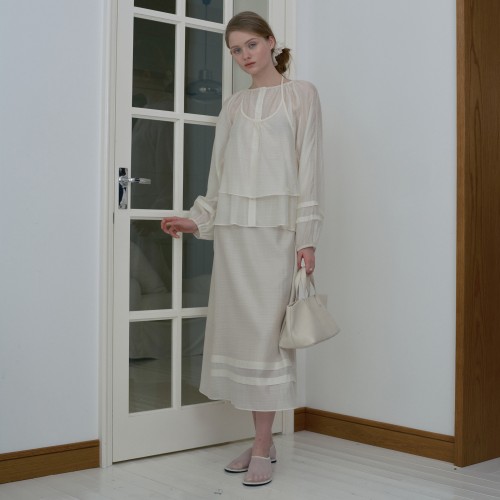 [쥬시쥬디 시어 레이어링 셋업] 봄 가을 분위기 여신 만드는 코디 후기!