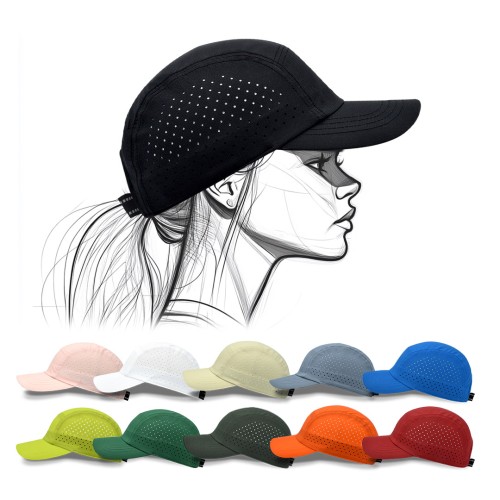 스마트런 타공 통풍 러닝모자 국내제작 45g 초경량 자외선차단 마라톤 빅사이즈 대두 볼캡 대표 이미지