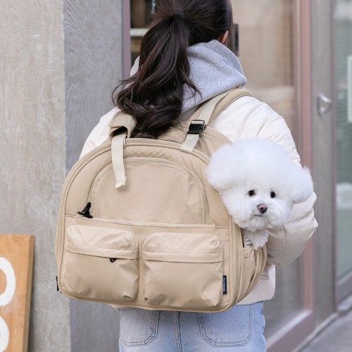 [강아지의날]강아지백팩 앞가방 소형견 고양이 이동가방 몽드백팩 M 대표 이미지