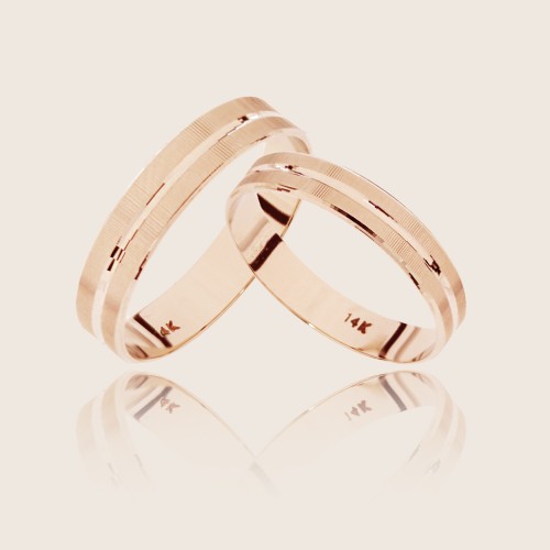 종로 반지 14k 커플링 반지 GOLD 반지 심플 반지 밴드라인 반지 대표 이미지