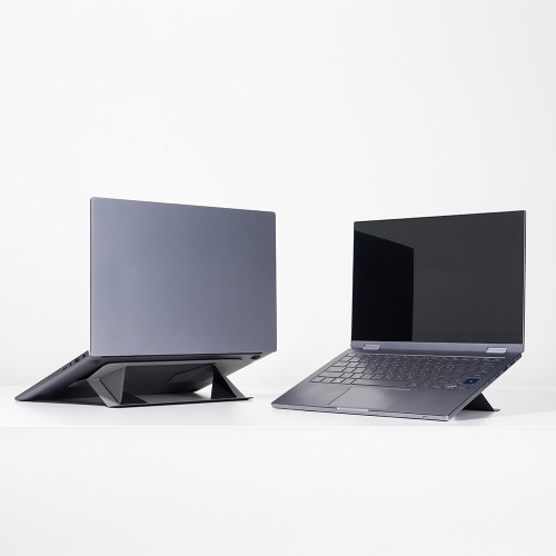 멜리언스 노트북 거치대 맥북 휴대용 초슬림 각도조절 받침대 스탠드 모던그레이 S 대표 이미지