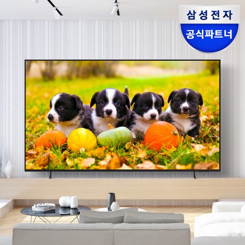 삼성전자 189.3cm(75) LED 4K UHD 비즈니스 TV LH75BEF 스탠드 대표 이미지