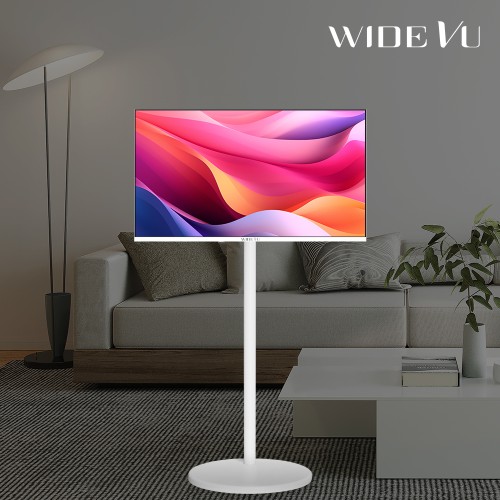 와이드무빙뷰 화이트에디션 삼탠바이미 셋트 81cm(32인치) HD 스마트 이동식 TV 중소바이미 V1 셀프설치가능 대표 이미지