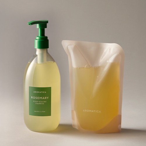 아로마티카 로즈마리 스칼프 스케일링 샴푸 750ML+리필500ML 비건 탈모 기능성 저자극 대표 이미지