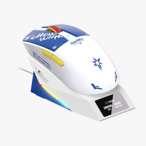 다얼유 A950GD CONSUMER 초경량 충전독 유 무선 게이밍 사무용 마우스 구성품