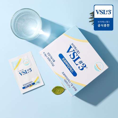 VSL3 100억 생유산균 냉장 프로바이오틱스 남성여성 성인 유당없는 약국 프리미엄 30포 대표 이미지