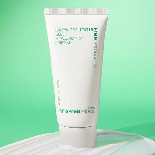 이니스프리 그린티 씨드 히알루론산 수분크림 / 진정 보습 속건조 화잘먹 80ml, 3개 구성품