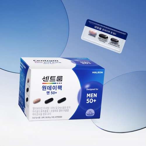 센트룸 원데이팩 맨 50+ 30개입, 3개 상세 모습