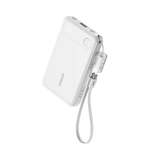 앤커 파워뱅크 10000mAh 22.5W 보조배터리 (C타입 케이블 일체형) A1257 디자인