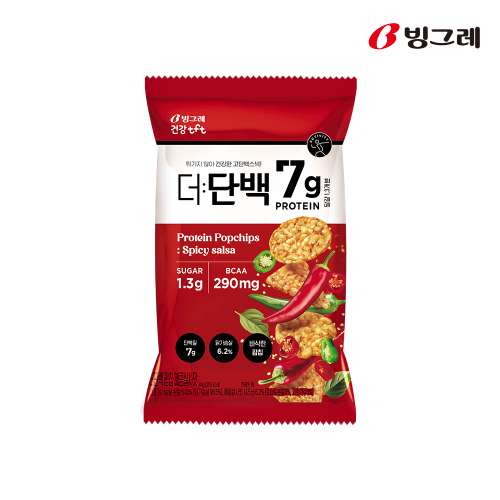 빙그레 더단백 팝칩 3종 12개 단백질 과자 구성품
