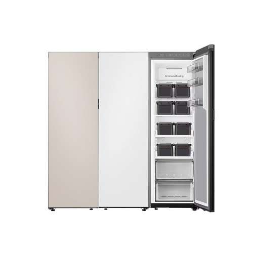 삼성전자 비스포크 RR40C7905AP RZ34C7905AP RQ34C7915AP 냉장고 김치냉장고 세트 1도어 키친핏 1104리터 상세 모습