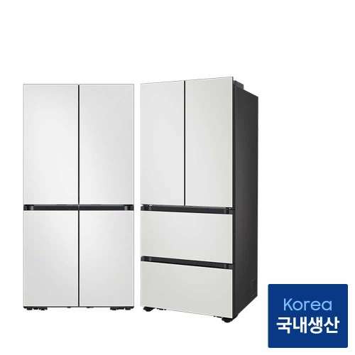 [혜택가404만] 삼성 푸드쇼케이스 냉장고 김치냉장고 세트 키친핏 RM70F63M2A RK70F42M2A 구성품