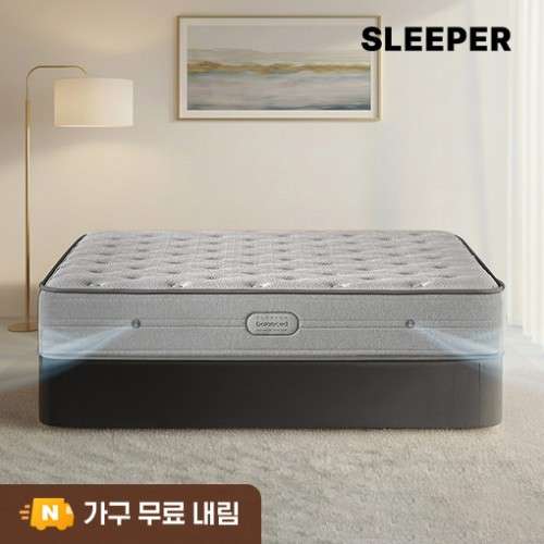 슬립퍼 밸런스드 프라임 단단한 허리 침대 매트리스 스프링 쿨폼 25cm, SS(슈퍼싱글), 하드 대표 이미지