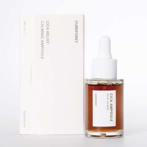 퓨어포레 센텔라 병풀 미백 수분 흔적 잡티 모공 잡티 보습 세럼 진정 시카 앰플 30ml 디자인