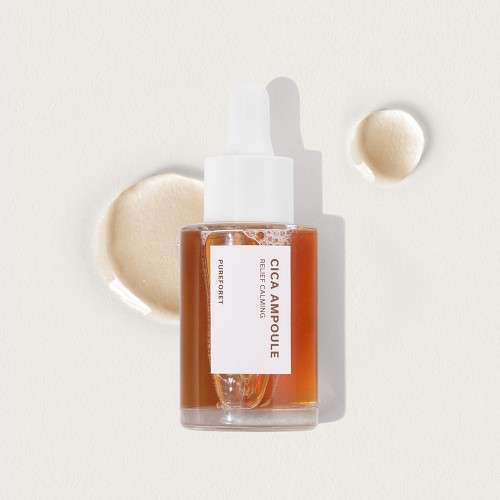 퓨어포레 센텔라 병풀 미백 수분 흔적 잡티 모공 잡티 보습 세럼 진정 시카 앰플 30ml 상세 모습