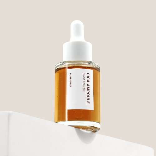 퓨어포레 센텔라 병풀 미백 수분 흔적 잡티 모공 잡티 보습 세럼 진정 시카 앰플 30ml 구성품