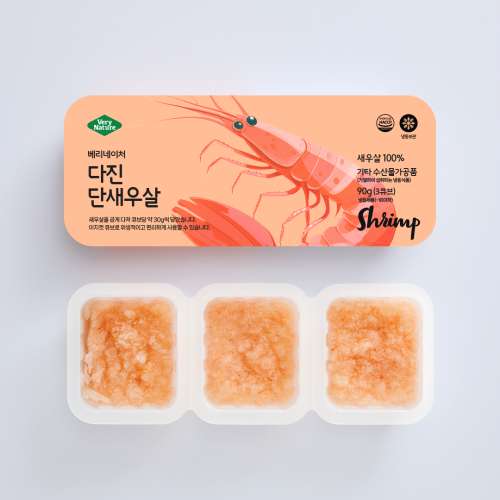 베리네이처 다진생선 토핑 수산물 큐브 붉은대게살 외 8종 구성품
