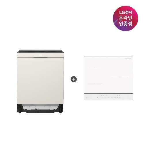 LG 디오스 오브제컬렉션 식기세척기 + LG 디오스 인덕션 세트 (DUE6BGL1E + BEI3QKHLOE / 6BG1E-QKHE) 디자인