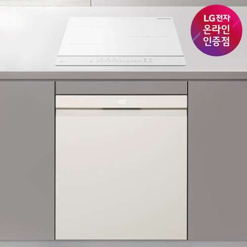 LG 디오스 오브제컬렉션 식기세척기 + LG 디오스 인덕션 빌트인 (DUE6BGL1E + BEI3QKHLOE / 6BG1E-QKHE) 대표 이미지