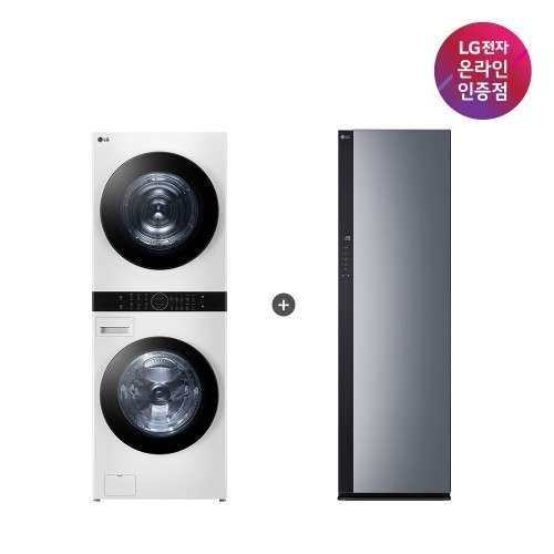 LG 트롬 오브제컬렉션 워시타워 + LG 스타일러 세트 (W21WAM + SC5GMR52S) 디자인