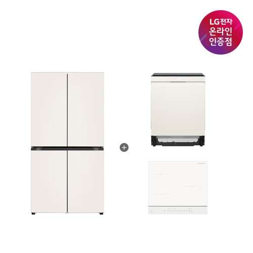 LG 디오스 냉장고 + LG 디오스 식기세척기 + LG 디오스 인덕션 (T875MEE111 + DUE6BGL1E + BEI3QKHLOE) 대표 이미지