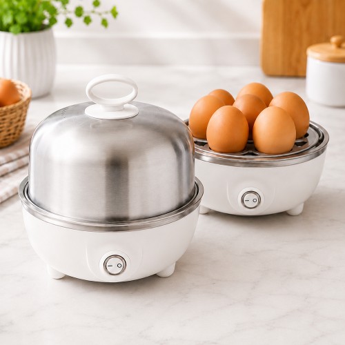 올스텐 계란찜기 멀티쿠커 계란삶는 기계 반숙 완숙 1단 에그쿠커 대표 이미지