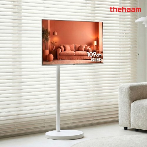 더함 이동형 삼탠바이미 스마트 구글 5.0 QLED 화이트 티비 109cm(43인치) 써보니 느낀 점 정리
