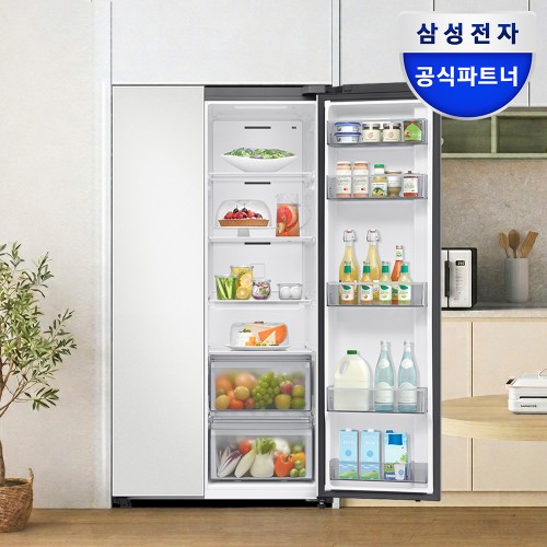 삼성 비스포크 냉장고 651L, 넓은 수납과 디자인 모두 잡았네요