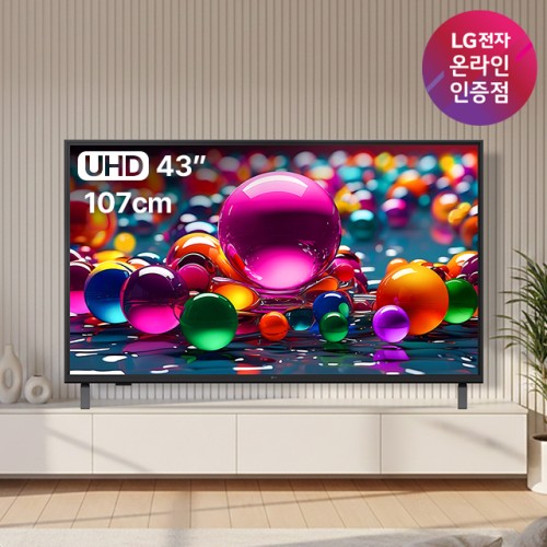 LG UHD TV 4K 울트라HD 2025 1등급 43UA7500ENA (107cm), 스탠드 대표 이미지