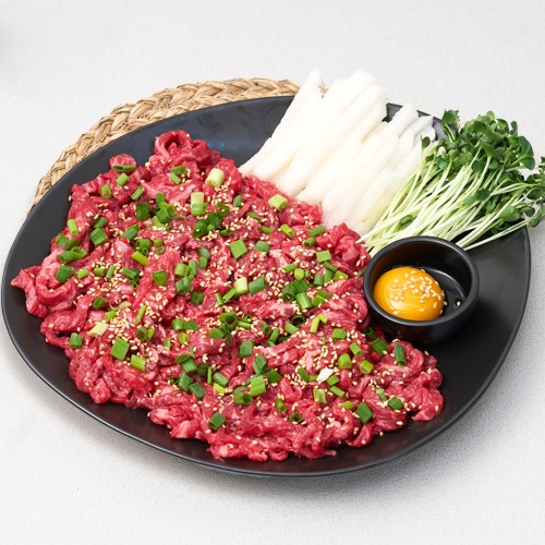 엄마네한우 1++등급 한우 육회 200g, 한우투뿔 육향 솔직 후기